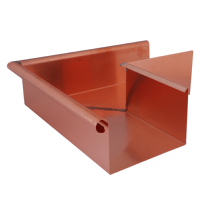 Copper Square Gutter External Corner