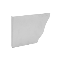 Zinc Ogee Gutter Left Stop End