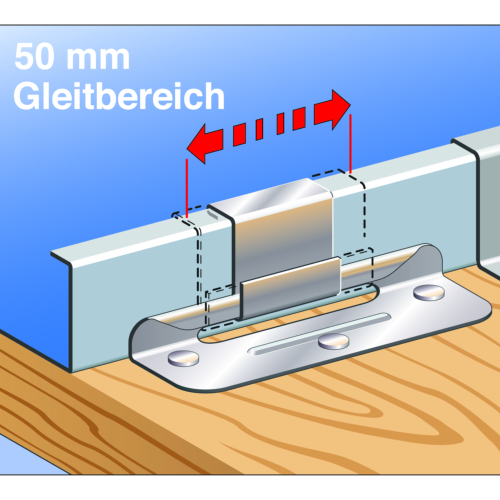 Standing Seam Sliding Clip (400nr)