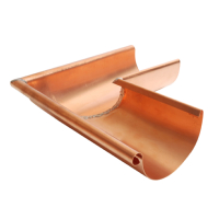 Copper Half Round Gutter External Corner