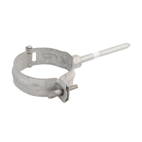 Zinc Pipe Bracket - Round