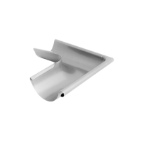 Zinc Half Round Gutter External Corner