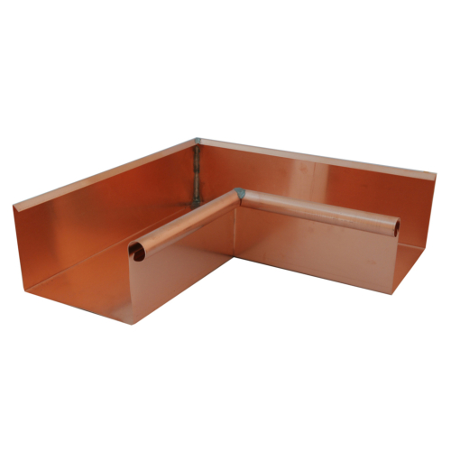 Copper Square Gutter Internal Corner