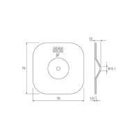 SFS Spreader Plate 70 x 70 mm