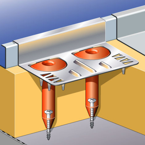 Standing Seam Warm Roof Fixed Clip (200nr)