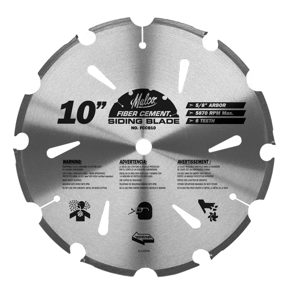 Malco FCCB7 Fibre Cement Circular Saw Blade