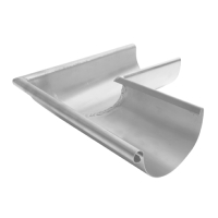 Stainless Half Round Gutter External Corner