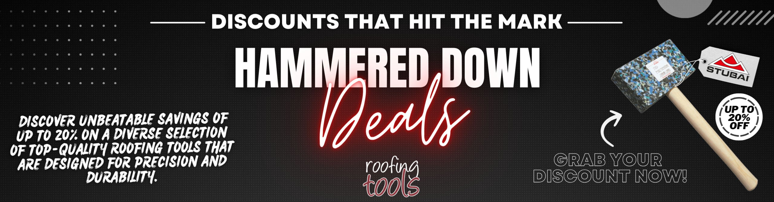 Hammered Down Deals Discounts That Hit the Mark